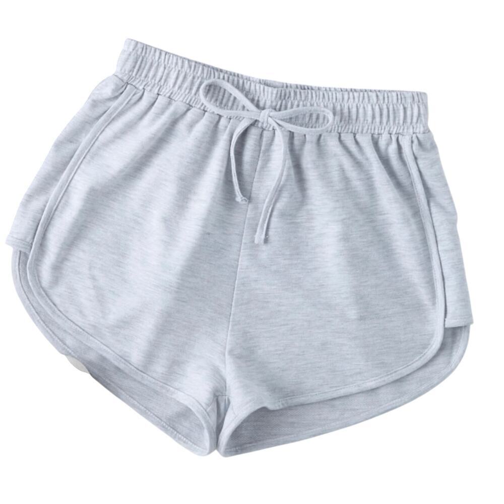 Tie Front Lounge Shorts in Gray, Size M​